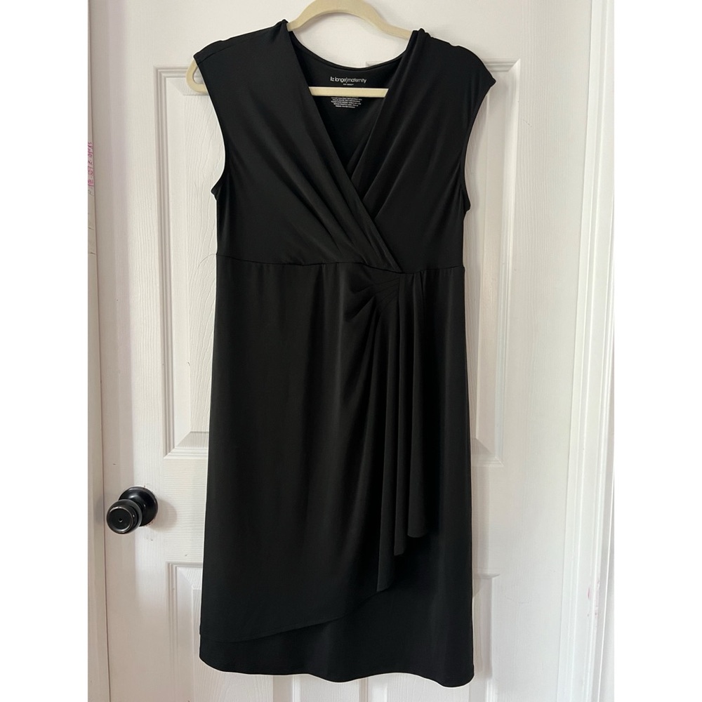 Liz Lange Black Asymmetrical Dress